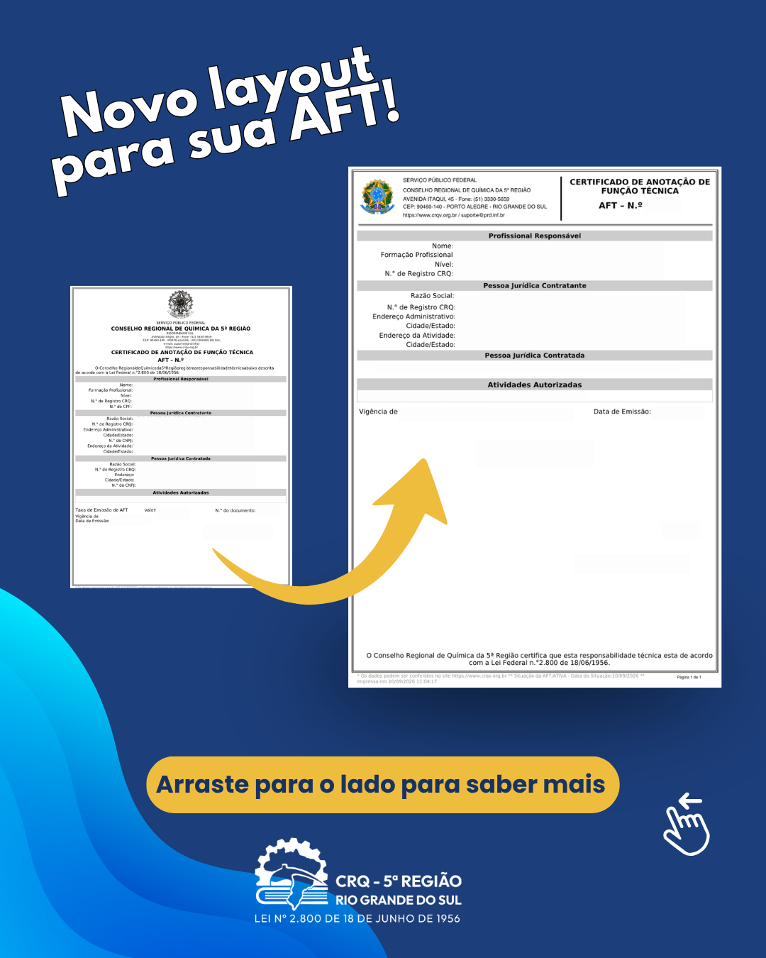 Novo layout para sua AFT!