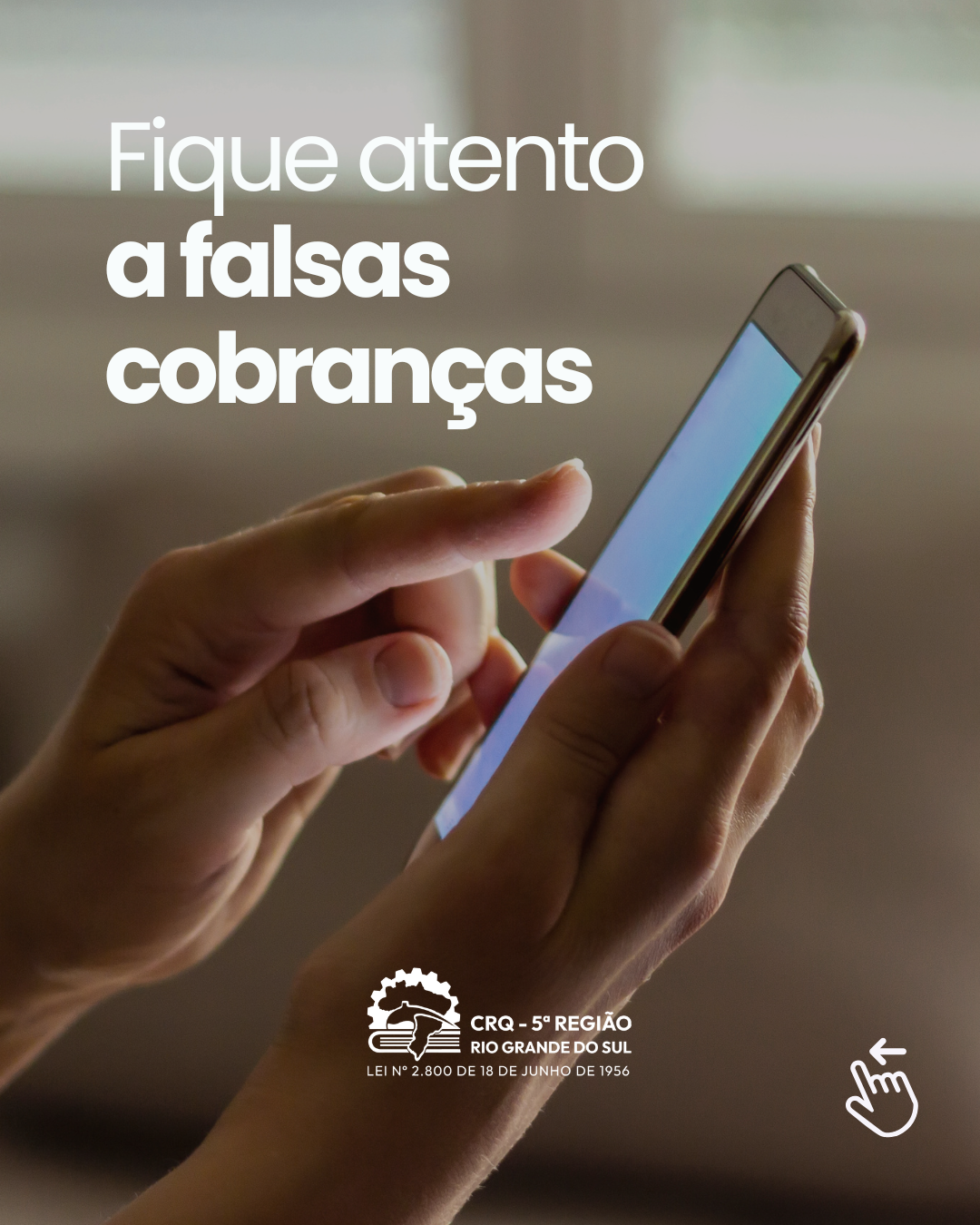 Fique atento a falsas cobranças